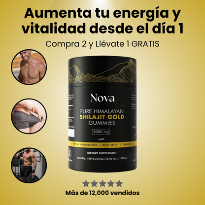 Nova Shilajit - Incrementa tu energía masculina