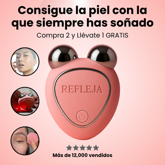 Refleja GlowLift – Masajeador Facial de Microcorriente