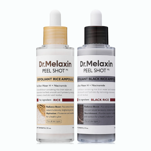 Dr. Melaxin – Tratamiento Dúo Peel Shot Glow con Arroz