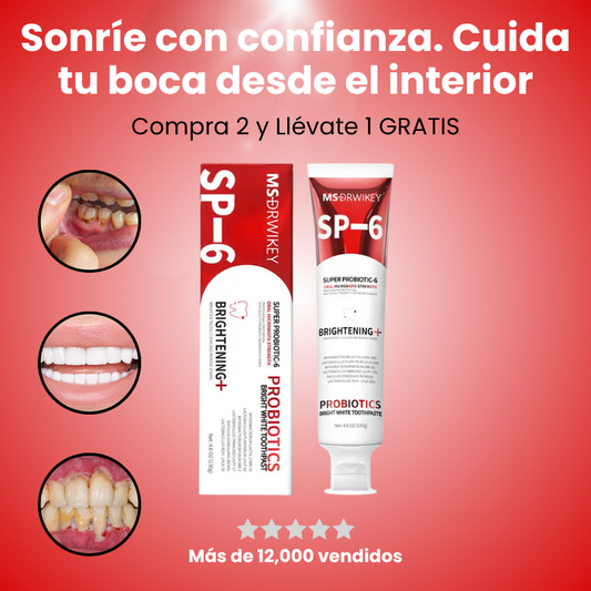 MSDRWIKEY Pasta de Dientes Superprobiótica