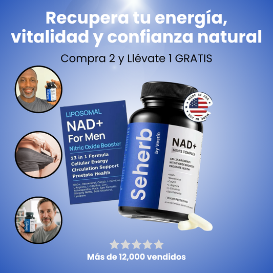 NAD+ Vitalidad Fórmula para Hombres