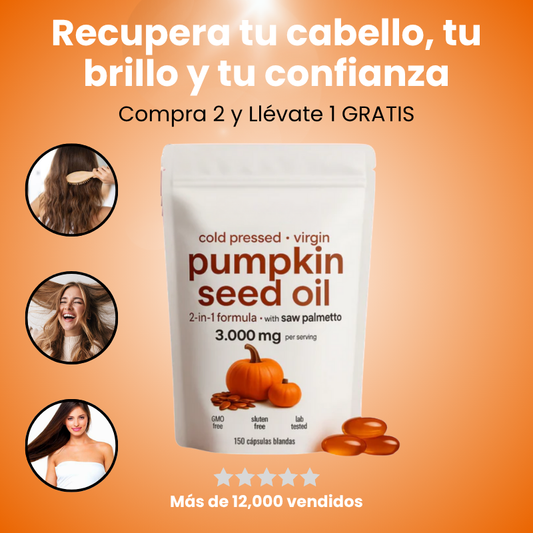 Aceite de Semilla de Calabaza - Mejora la calidad de tu piel y cabello